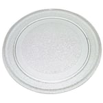 Plateau micro onde en verre (sans ergot central) 245 mm