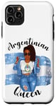 Coque pour iPhone 11 Pro Max Reine noire argentine, femmes afro-africaines, l'Argentine fière