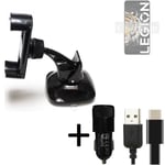 Pour Lenovo Legion Y70 Support téléphone voiture + CHARGEUR titulaire mount ho