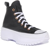 Converse A04183C Run Star Hike Forest Glam Black White Leather UK 3 - 12