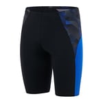 Speedo Eco Endurance+ Splice II Jammers de natation Homme, Noir/Blue Flame/Usa Charcoal, 3XS