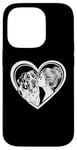 iPhone 14 Pro Saint Bernard Mom Dog Art Valentine's Day Heart Case