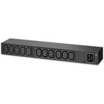 APC Rack PDU, Basic, 0U/1U, 20A, 240V - strömfördelare