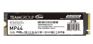 Team Group TEAM MP44 4TB M.2-2280 PCI-E GEN4x4 SSD R/W 7400 / 6900 MB/s