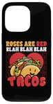 iPhone 13 Pro Funny Valentines Day Roses Are Red Blah Taco Lover Foodie Case