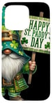 iPhone 15 Pro Max Happy St Paddys Day Accessories Funny St. Patricks Day Gnome Case