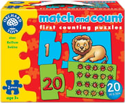 Orchard Toys Match and Count Jigsaws, Learn to Count from 1-20, Match Number and