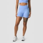 Rush Seamless Shorts, Soft Blue Melange