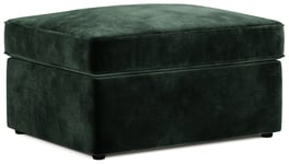 Jay-Be Velvet Footstool Chair Bed - Dark Green