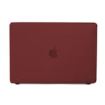 Compatible avec Apple Notebook Housse de protection Macbook Pro Computer Case Air13 Apple Computer Case M2-Matte-Wine Red- (Hollow Out)-2022air13(A2681)