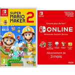 Super Mario Maker 2 [Nintendo Switch] + Switch Online 3 Mois [Download Code]