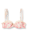 Passionata Women's Balconnet Außenträger-BH, White Nights Balconette Bra, Dune/Pink Fluo, P40650