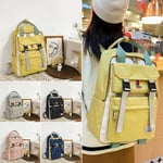 1Pcs Macaroon Color Travel Bag Doughnut Style School Bag  Women Girl Student