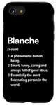 Coque pour iPhone SE (2020) / 7 / 8 Blanche Définition du nom Dictionnaire amusant