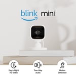 Blink Mini Indoor Plug-in Smart Security Camera 1080p HD Day & Night Video! NEW