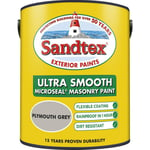 SANDTEX ULTRA SMOOTH MASONRY PLYMOUTH GREY 5L