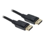 0.5M 50CM Displayport to Display Port Lead Cable Full Size DP V1.4 - SENT TODAY