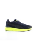 Puma Ignite Sock Navy Synthetic Mens Lace Up Trainers 360570 07 - Blue - Size UK 8.5