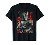 Star Wars Boba Fett Bounty Hunter Smoke Flame T-Shirt T-Shirt