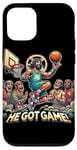 Coque pour iPhone 12/12 Pro Ballin with the Messiah Rejoignez la communauté Jesus Basketball