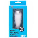 Manette FREAKS AND GEEKS Type Nunchuk Blanc pour Wii