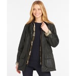 Barbour Beadnell Wax Jacket - Veste femme Sage UK 16 / XL