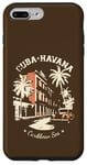 Coque pour iPhone 7 Plus/8 Plus Cuba Havana Rétro Voiture Oldtimer Vintage Caraïbes Palmiers