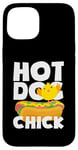 iPhone 15 Hot Dog Chick Funny Food Humor Design Case