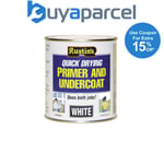 Rustins WHPU1000 Quick Dry Primer & Undercoat White 1 litre RUSQDWPUC1L