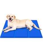 AECCN Dog Cooling Mat Large 90 * 50cm, Durable Non-Toxic Gel Cool Mat for Dogs, No Water or Electricity Require, Must-Have for Hot Summer to Keep Pets Cool