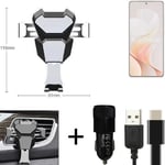 Car holder air vent mount for Vivo S19 cell phone mount