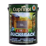 Cuprinol 5 Litre Silver Copse Ducks Back Weatherproof Shed and Fence Paint