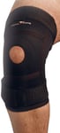 Precision Training Neoprene Knee Stabilizer - Black/Red, Small