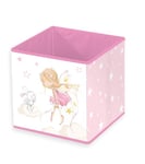 Herding babybest Boîte de Rangement Little Fairy, env. 30 x 30 x 30 cm, à poser sur une étagère ou à même le sol, 100% polypropylène, intérieur 100% papier