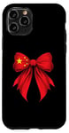 iPhone 11 Pro China Flag Chinese Pride Coquette Ribbon Case