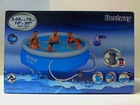 Bestway Fast Set 57270, 3638 L, Uppblåsbar Pool, Blå, 11,1 Kg