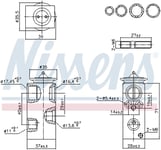 Ekspansjonsventil, AC NISSENS 999453