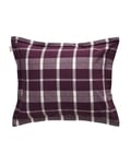 GANT Home - Flannel Check Örngott Deep Plum 50x60 från Sleepo