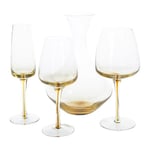 Broste Copenhagen CHAMPAGNE WINE GLASS 'AMBER' 4stk