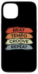 Coque pour iPhone 13 Batterie Vintage Look Music Lover Trap Set