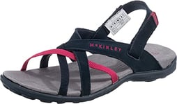 Mckinley Femme Trek-Sandale Fidji II W Chaussure de Marche, Navy/Red, 36 EU