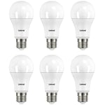 Linkind Ampoule LED E27 Blanc Chaud, 13W Equivalent 100W, 2700k Lumière Blanche Chaude 1521lm, Ampoule Standar A60 Gros Culot à Vis, No Dimmable, 220v-240v, Lot de 6