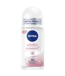 NIVEA Winter Moment Roll-On Deodorant, Refreshing Antiperspirant with 48-Hour...