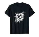 Soccer Ball Splash Football Pitch T-Shirt