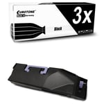 3x Eurotone Cartridge Black for Kyocera Taskalfa 400-ci 500-ci