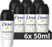 Dove Advanced Care Invisible Dry Anti-perspirant Deodorant pack of 6 with Triple