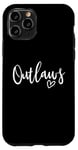 Coque pour iPhone 11 Pro Outlaws High School Mascotte Sports Team Femmes Outlaws