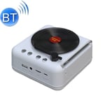 Kannettava retrokaiutin usb bluetooth-yhteensopiva v5.0 vinyylilevysoitin stereo vintage kannettava kaiutin tf-kortti/u-levy/aux-toisto