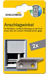 Schellenberg 52102 Support de butée de volet roulant, gris