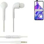 Earphones pour Huawei Honor 9X in ear headset stereo blanc